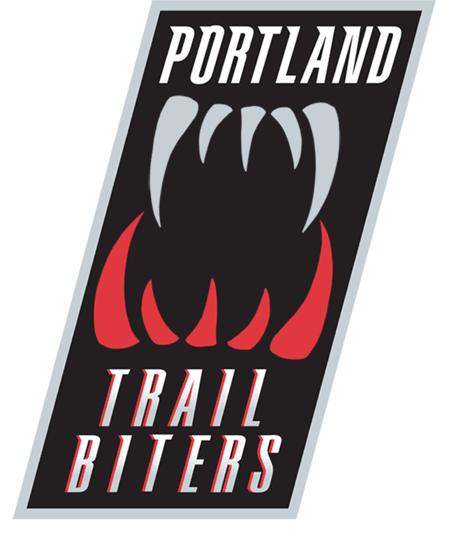 Portland Trail Blazers Halloween 2005-Pres Primary Logo fabric transfer